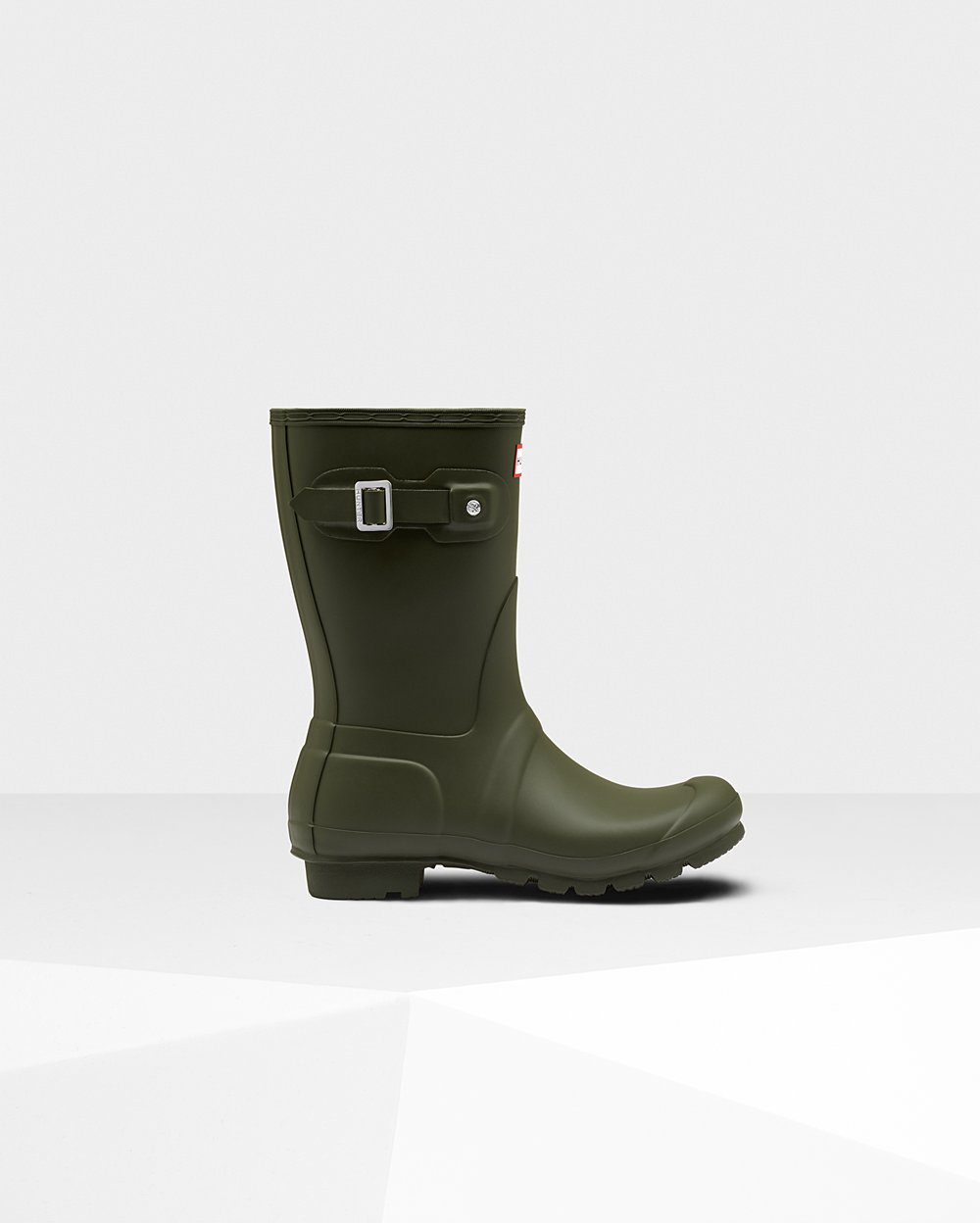 Hunter Mujer Original - Botas de Lluvia Verde Oscuro Oliva - 876-DSLCPQ